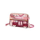 Vendula Perfectly Pink Afternoon Tea Bus Pouch Bag