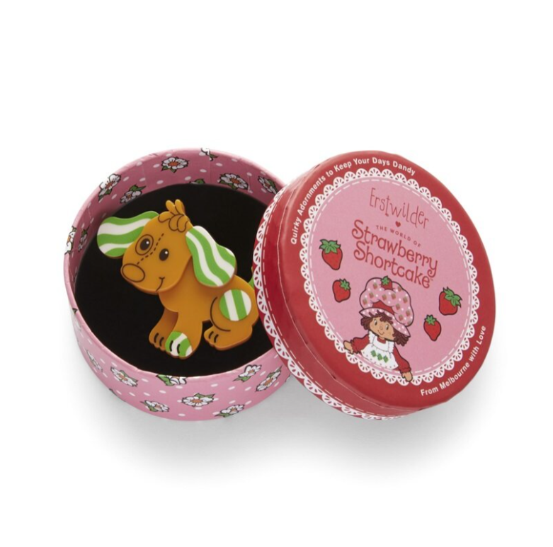 Erstwilder Strawberry Shortcake Pupcake Mini Brooch