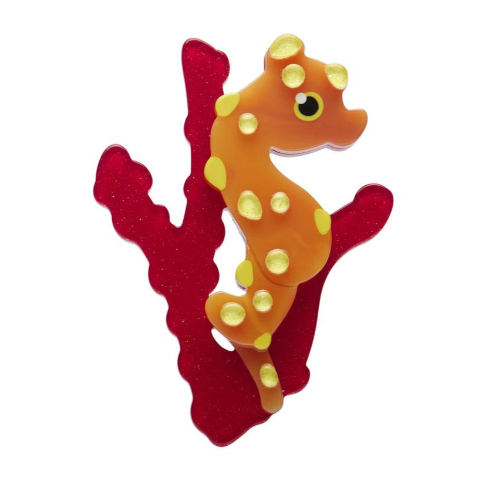 Erstwilder Great Barrier Reef Pygmy Seahorse Brooch
