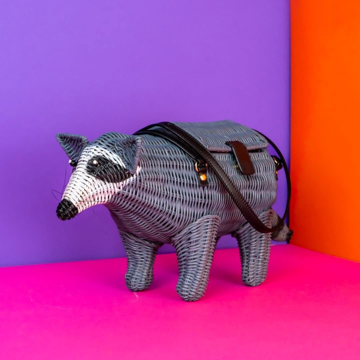 Rattan Racoon Wicker Darling Bandit the Raccoon – Shoe Fun