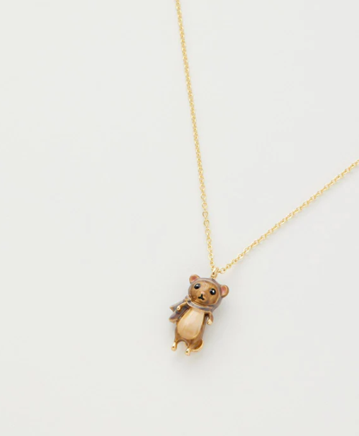 Fable England Ralph Mouse Necklace