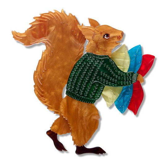 Erstwilder Red Squirrel Brooch