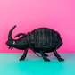 Wicker Darling Ulysses the Rhino Beetle Bag