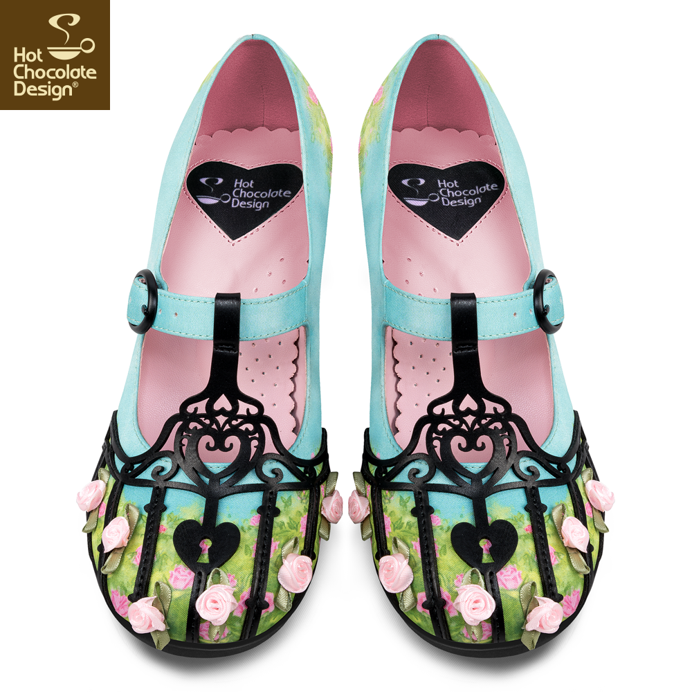 Hot Chocolate Design Secret Garden Shoe Fun