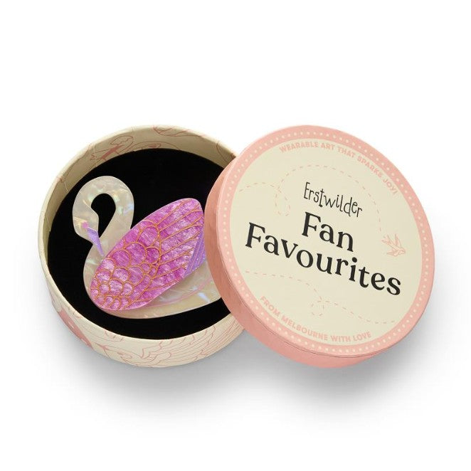Erstwilder Fan Favs Sabine the Swan Brooch