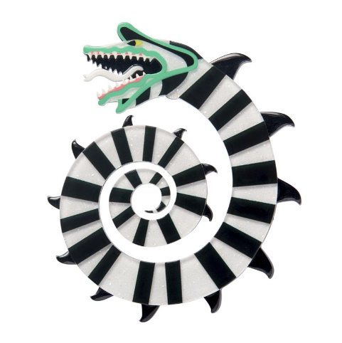 Erstwilder Thrills and Chills Sandworm Brooch