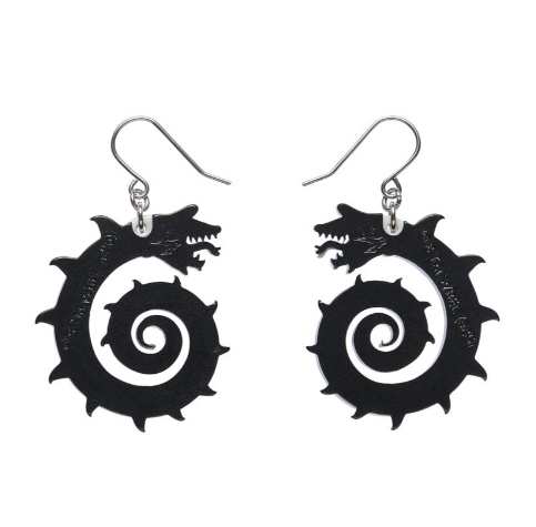 Erstwilder Thrills and Chills Sandworm Drop Earrings