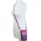 Mywalit Zip Round Multi Purse with Shoulder Strap Sangria
