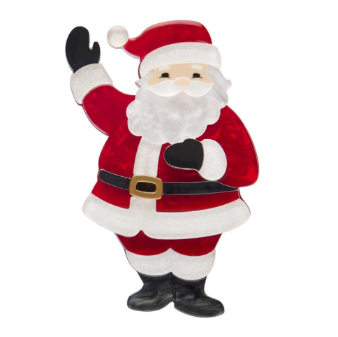 Erstwilder Merry Menagerie Santas Surprise Brooch