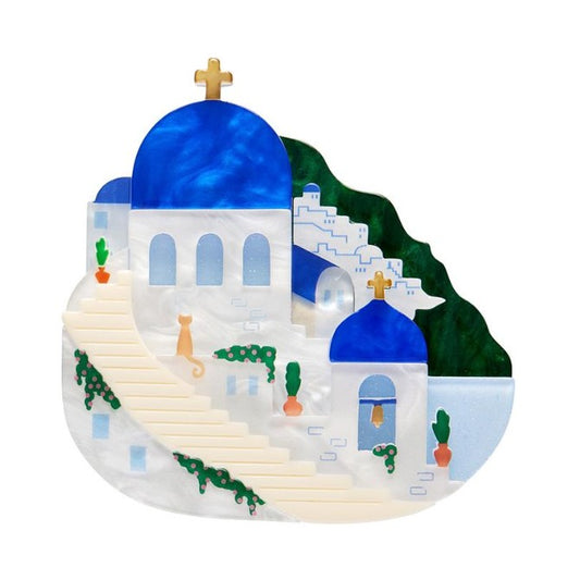 Erstwilder A Greek Odyssey Santorini Sunsets Brooch