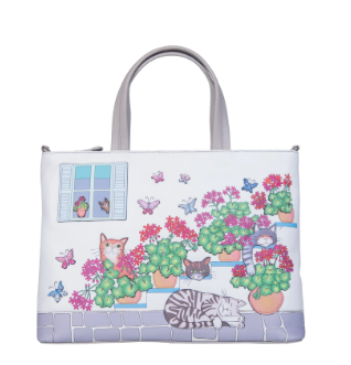 Mala Leather Santorini Multi Way Grab Bag
