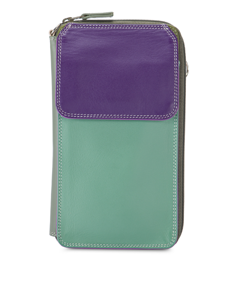 Mywalit Ex Large Phone Mega Purse with Detach Shoulder Strap Orchid