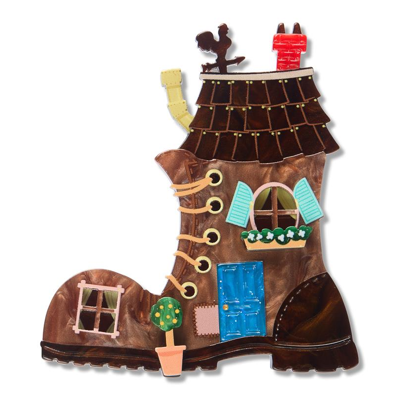 Erstwilder Shoe House Brooch