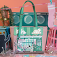 Vendula Bubble Cats Laundromat Shopper Bag