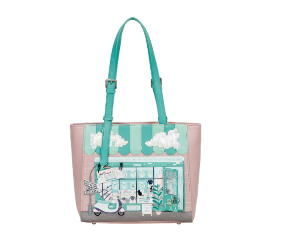 Vendula Bubble Cats Laundromat Shopper Bag