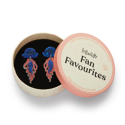 Erstwilder Fan Favs Slippin Under Stud Earrings