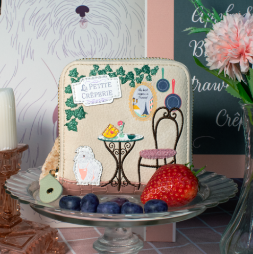 Vendula La Petite Creperie Square Wallet
