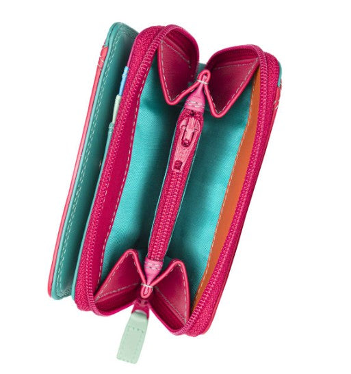 Mywalit Small Wallet with Zip Around Purse Lipstick