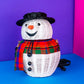 Wicker Darling Snowman Bag