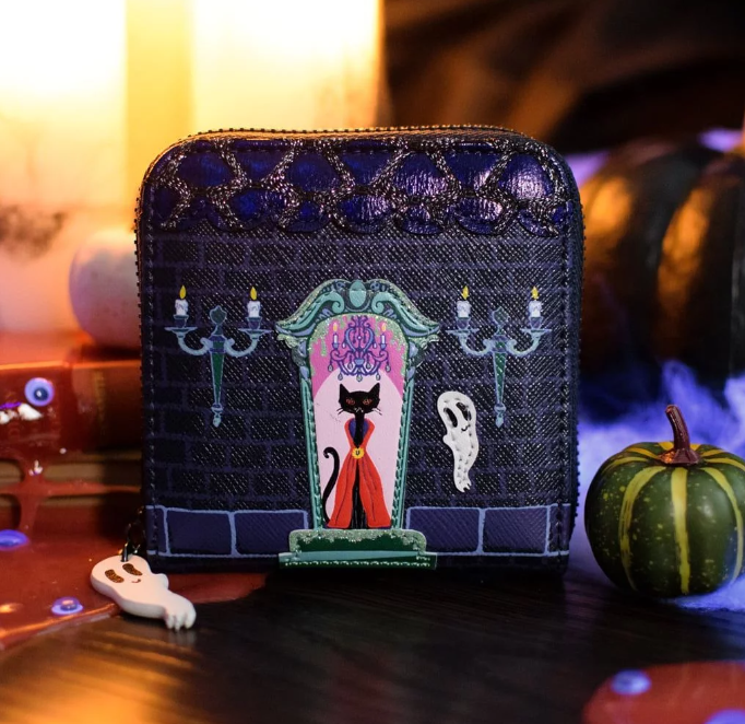 Vendula Cat Draculas Haunted House Square Wallet