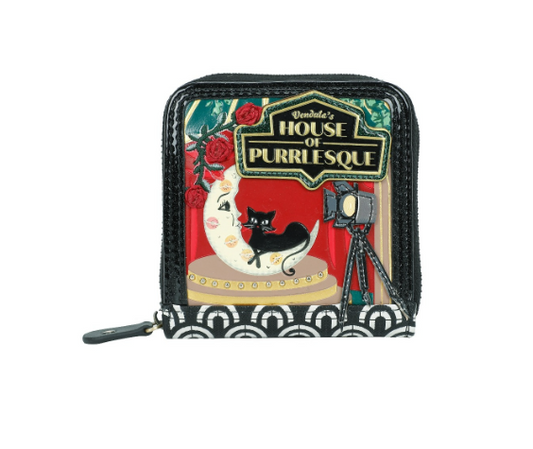 Vendula Purrlesque Club Square Wallet