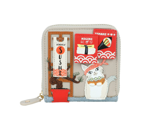 PREORDERVendula Sushi Grey Edition Square Wallet