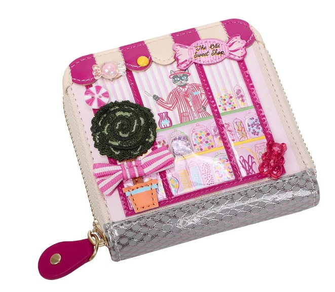 Vendula The Old Sweet Shop Square Wallet