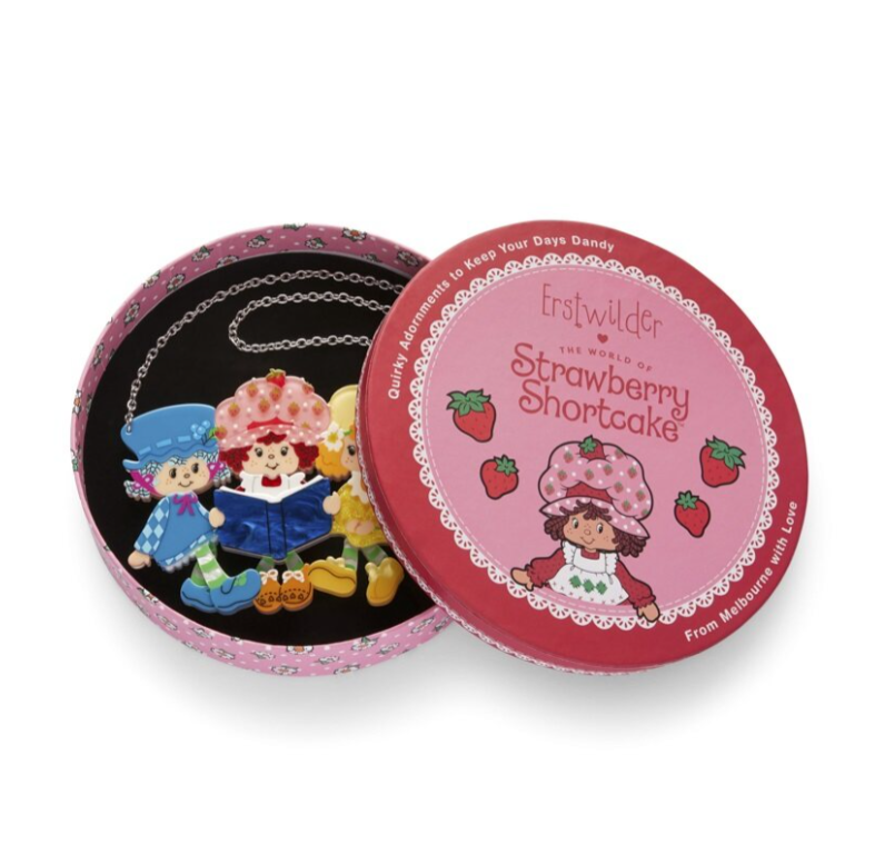 Erstwilder Strawberry Shortcake Strawberry Storytime Necklace