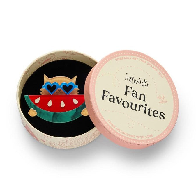 Erstwilder Fan Favs Sunnies and Seeds Brooch