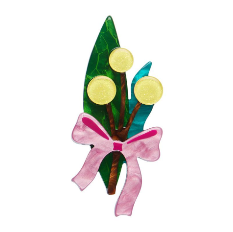 Erstwilder Australiana Sunny Billy Button Brooch