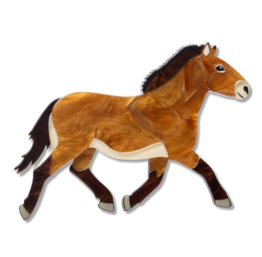 Erstwilder The Rarest Kind Takhi Wild Horse Brooch