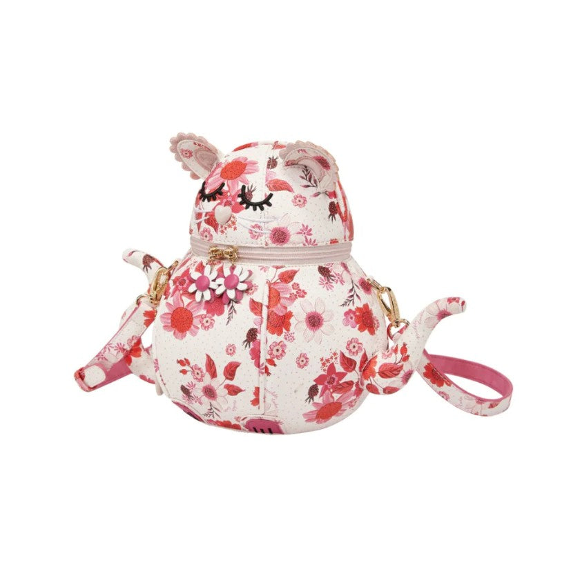 Vendula Perfectly Pink Afternoon Tea Bus Kitty Teapot