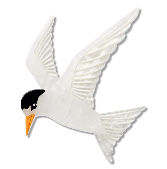 Erstwilder The Rarest Kind New Zealand Fairy Tern Brooch