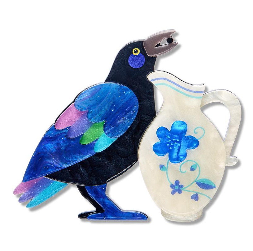 Erstwilder Pete Cromer Fairy Tales Thirsty Work Brooch