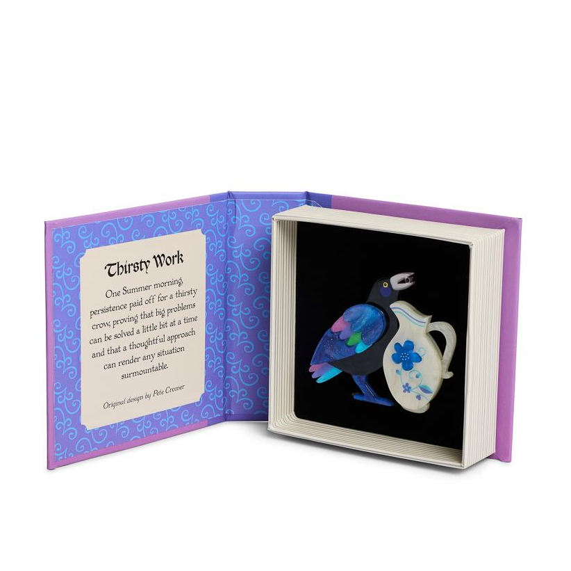 Erstwilder Pete Cromer Fairy Tales Thirsty Work Brooch