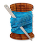 Erstwilder Arts and Crafts Thread the Needle Brooch