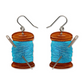 Erstwilder Arts and Crafts Thread the Needle Drop Earrings