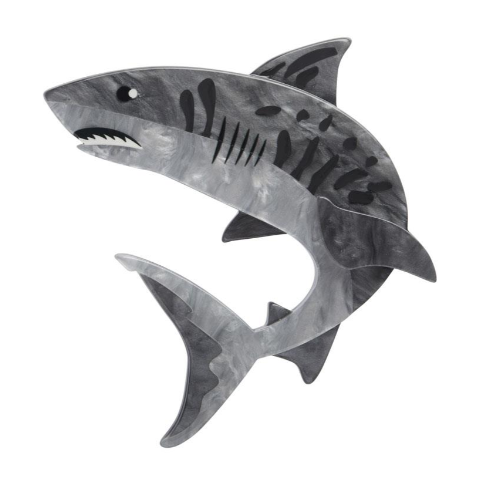 Erstwilder Great Barrier Reef Tiger Shark Brooch