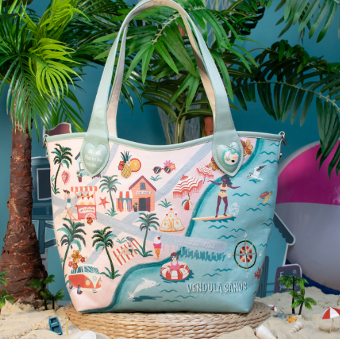 Vendula Sands Reversable Tote and Pouch