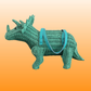 Wicker Darling Mary the Triceratops