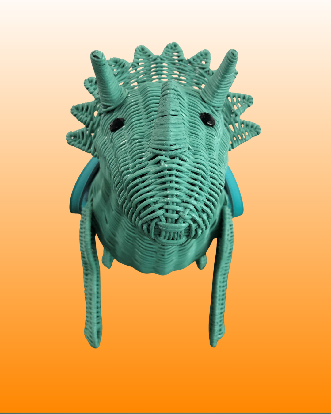 Wicker Darling Mary the Triceratops