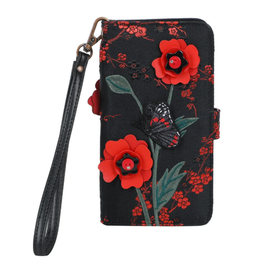 PREORDER Vendula Butterfly Garden Universal Flip Phone Case