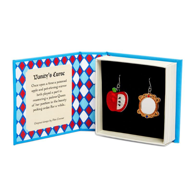 Erstwilder Pete Cromer Fairy Tales Vanitys Curse Drop Earrings