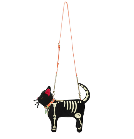 Vendula I Scream Parlour Skeleton Vinnie the Cat Bag