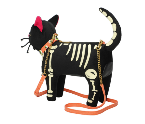 Vendula I Scream Parlour Skeleton Vinnie the Cat Bag