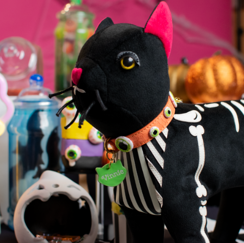 Vendula I Scream Parlour Skeleton Vinnie the Cat Bag