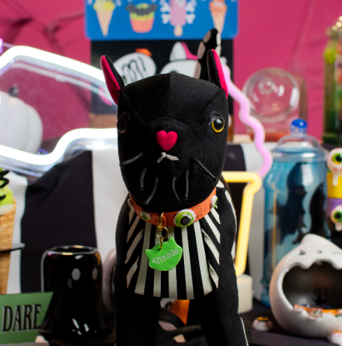 Vendula I Scream Parlour Skeleton Vinnie the Cat Bag