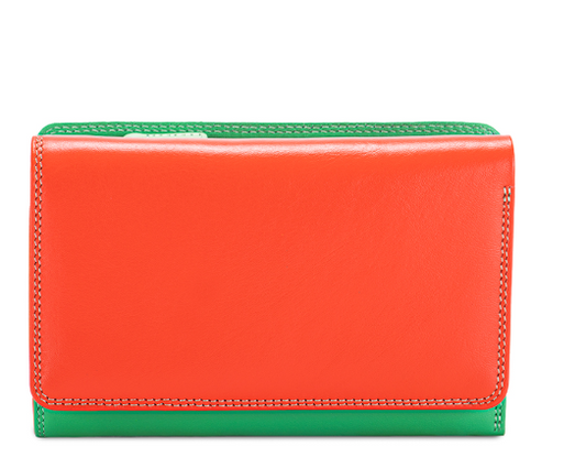 Mywalit Medium Tri Fold with Outer Zip Purse Sicily