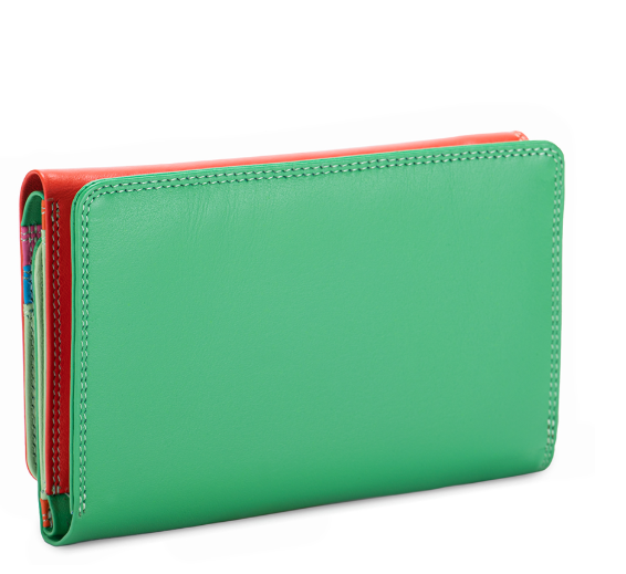 Mywalit Medium Tri Fold with Outer Zip Purse Sicily