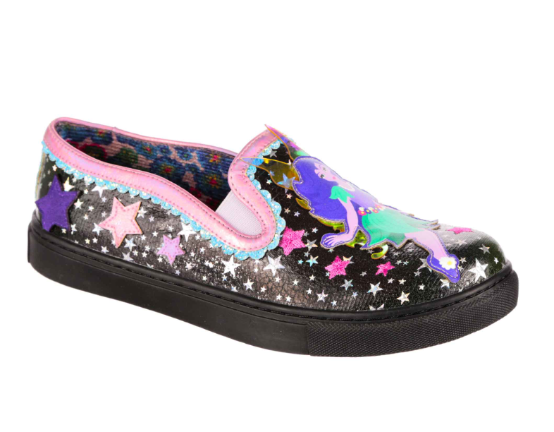 Irregular choice top unicorn flats
